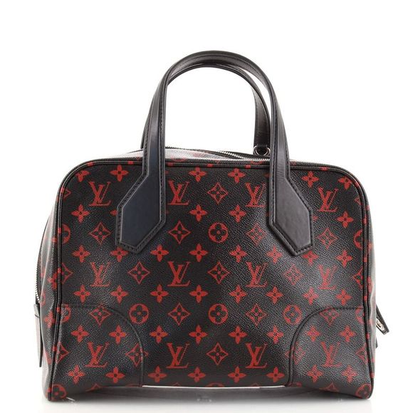 Louis Vuitton Dora Soft Handbag Limited Edition Monogram Infrarouge MM - Picture 3 of 9